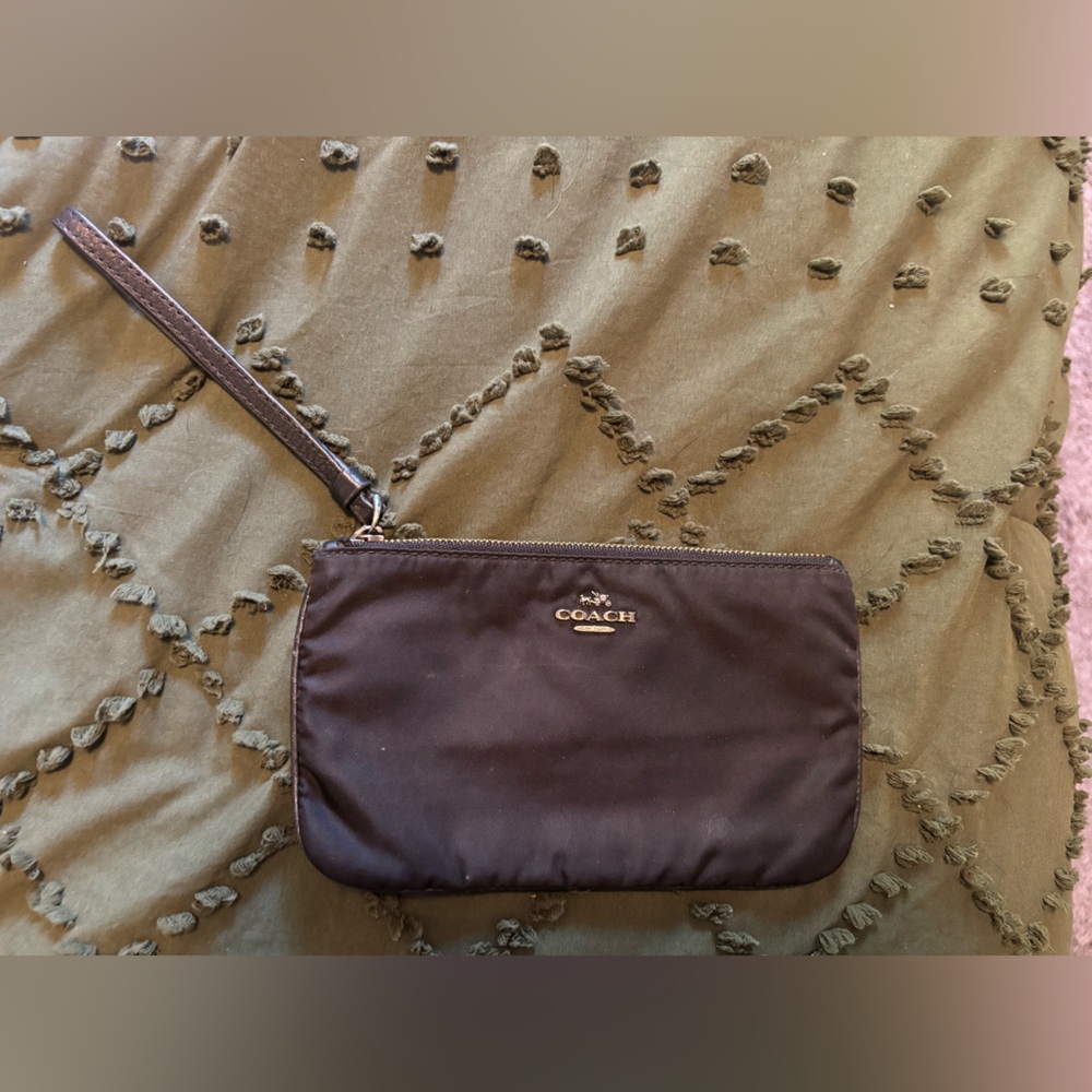 Coach black  Wristlet